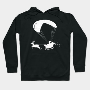 Happy Holidays - Paragliding Santa- Textless Hoodie